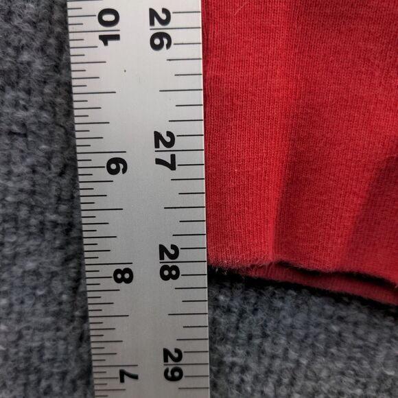 True Religion Mens Jogger Pants Large Red Drawstring Waist Tapered Leg Cotton - Picture 12 of 12